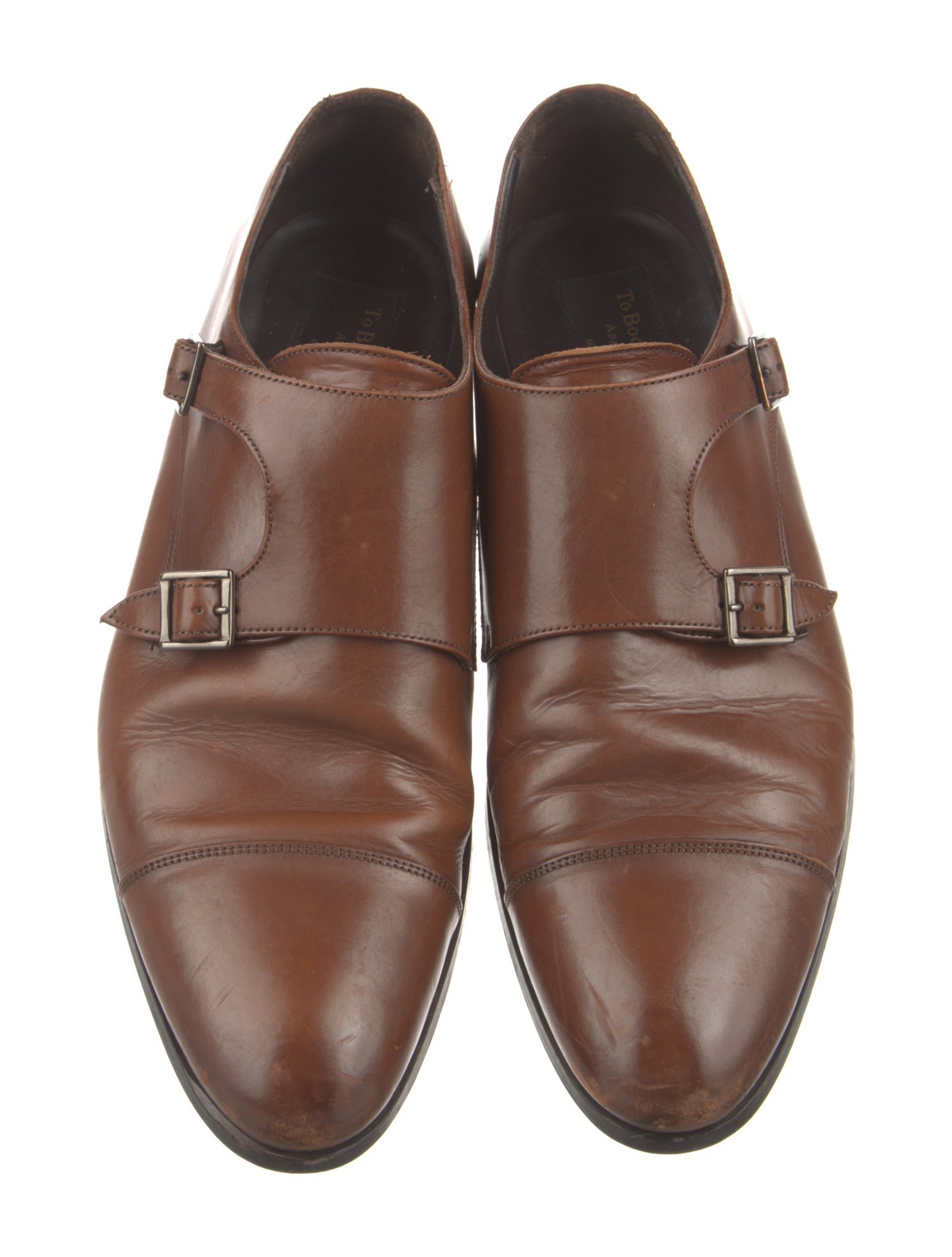 To Boot New York Leather Monk Straps